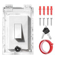 Smart Home Switch Cover,Baby Proof Light Outlet Covers,Child Safety Switch Plate Guard,Wall Plug Box,Kids Electrical Protector Box Fits All Outlet 4.95" H X 3.35" W X 1.77" D or Smaller