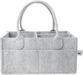 Mr. Pen- Baby Diaper Caddy Organizer, Gray, Medium, Nursery Storage Bin and Car Organizer for Diapers and Baby Wipes