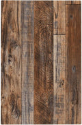 Vintage Board Rustic Brown Wood Texture Light Switch Cover Plate 1 Gang No Device Blank Electrical Wall Plates Faceplate Decorative Switch Plate Covers for Farmhouse Home Decor