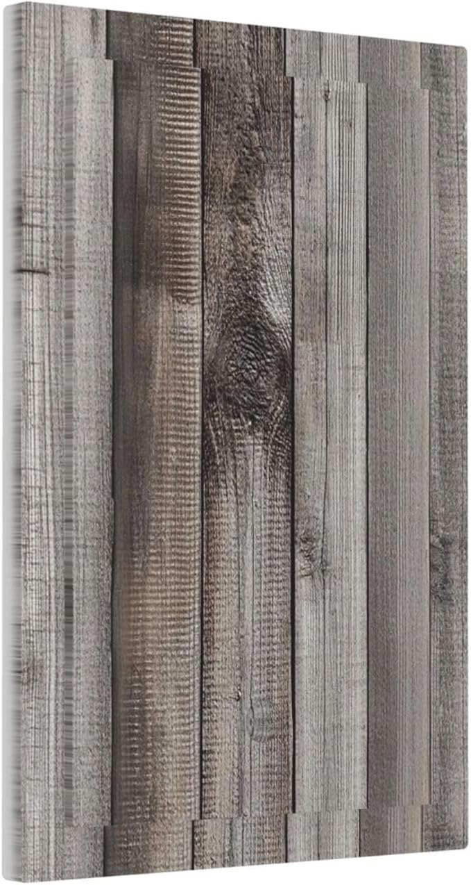 Light Switch Cover Plate Vintage Brown Gray Wood Texture 1 Gang No Device Blank Electrical Wall Plates Faceplate Decorative Switch Plate For Farmhouse Cabin Decor