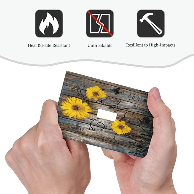 Rustic Barn Sunflower Wooden Daisy Flower Plank Decorative Light Switch Cover 1 Gang Single Toggle Device Electrical Faceplate Switchplates Decorator Outlet Wall Plate for Farmhouse Home Decor