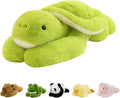 QUIRAI Weighted Stuffed Animals Turtle Plush, 24" | 3.3 lb Turtle Stuffed Animal, Pillowfort Weighted Plush Animals & Cute Plushies Gifts for Kids Adults