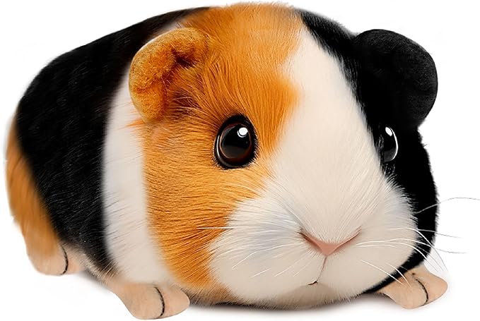 Guinea Pig Stuffed Animal, Cute Guinea Pig Plush for Kids, Realistic Stuffed Animals Small Live Animals Toys for Boys Girls Children's Christmas Birthday Gifts(Multicolor)