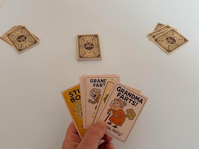 – Hilarious Family Card Game for Kids & Adults, 13 Silly Fart Cartoons, Perfect Party, Ages 4+, 2+ Players