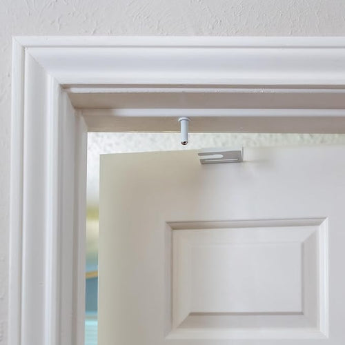 1 Pack – GlideLok Child Safety Door Top Lock | for Interior & Exterior Doors | Lock & Unlock from Both Sides | Stop Kids, Pets, Dogs & Cats from Opening Doors