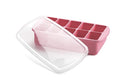 melii Silicone Baby Food Freezer Tray with Lid | 10 x 2oz Portion Cubes – Breastmilk & Homemade Puree Storage Container – BPA Free, Microwave, Freezer & Dishwasher Safe – Baby Registry Must (Pink)