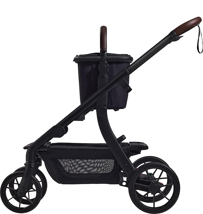 Momcozy ChangeGo Stroller Shopping Basket Only - Exclusive Fit | Accessory with Detachable Handle | Expandable Zippered Storage & Inner Organizer for On-the-Go Parents