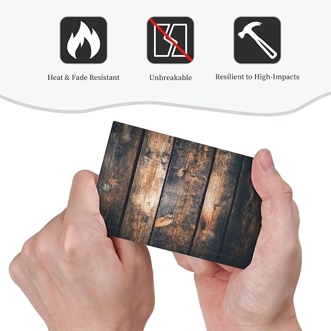 Light Switch Cover Plate Brown Vintage Wooden Board Rustic Wood 1 Gang No Device Blank Electrical Wall Plates Faceplate Decorative Switch Plate For Farmhouse Cabin Decor