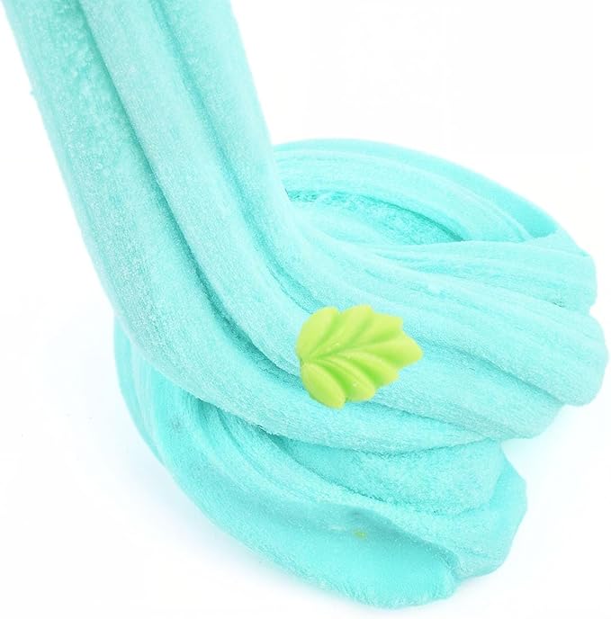 4 Pack Cloud Slime Kit, DIY Stress Relief Toy with Cute Slime Fun Charms, for Kids Party Favors, Girls Boys Birthday Gift