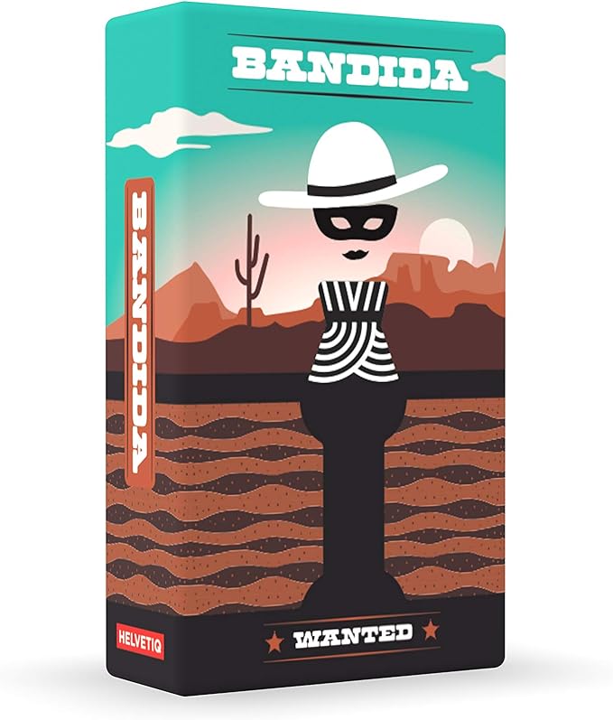 Bandida Card Game - Exciting Sequel with New Challenges! Fun Strategy Game for Family Game Night, Cooperative Game for Kids & Adults, Ages 6+, 1-4 Players, 15 Minute Playtime, Made by Helvetiq