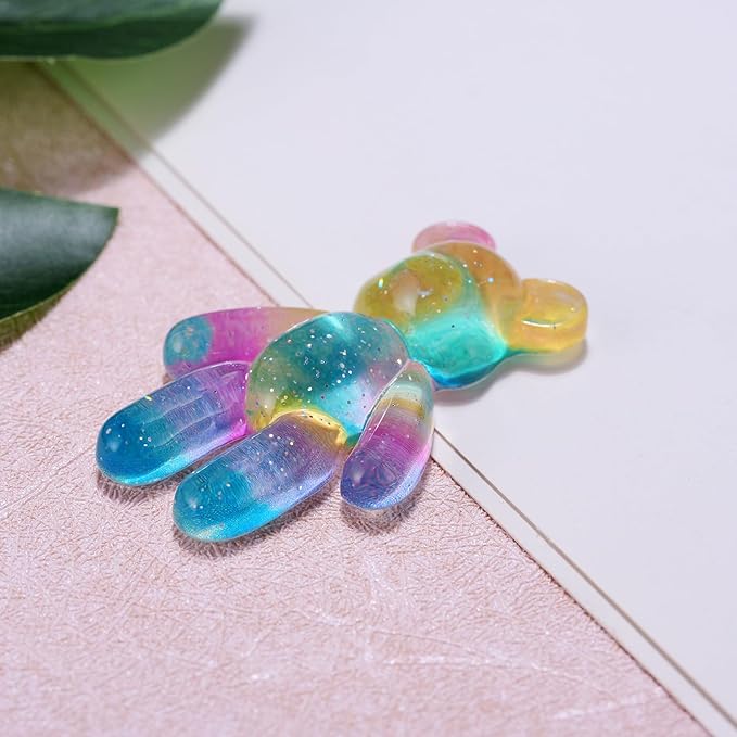 Aesnefe Pocket Bear Hug, Anxiety Relief Gifts, Mental Health Positivity Gift for Men Women, Autism Fidget Gifts, Surgery Worry Gift, Thoughtful Present for School Anxiet, Rainbow Blue