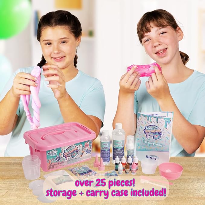Aqua Endless Summer Turtle Swirl Ice Cream DIY Slime Kit – Sweet, Colorful, and Imaginative Sensory Play