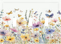 Wildflowers Colorful Flower Butterfly Floral Decorative Switch Plates 3 Gang Wall Plate Triple Toggle Light Switch Cover Faceplate Electrical Wall Panels for Farmhouse Bedroom Decor