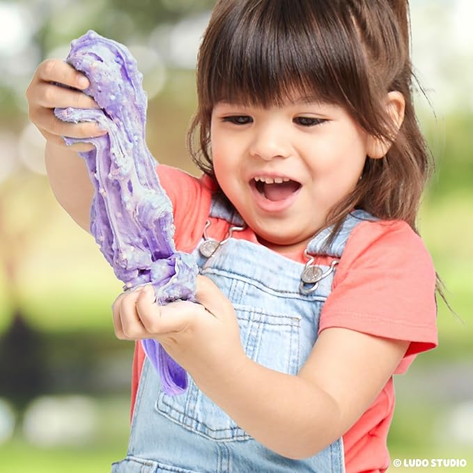 Bluey SLIMYGLOOP Mix’EMS – Muffin Cloud Slime, Marshmallow-Scented, Includes Glitter, Foam Balls & Collectible Muffin Charm