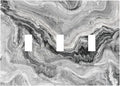 Beautiful Grey Marble Texture Simple Abstract Print Decorative Switch Plates 3 Gang Wall Plate Triple Toggle Light Switch Cover Faceplate Electrical Wall Panels for Bathroom Kitchen Decor