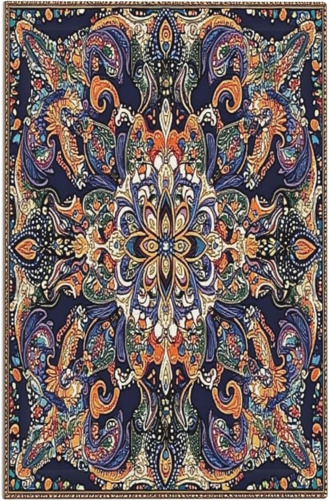 Light Switch Cover Plate Mandala Petals Retro Flowers 1 Gang No Device Blank Electrical Wall Plates Faceplate Decorative Switch Plate For Bed Room Home Decor