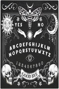 Black Witchy Skeleton Skull Gothic Sun Moon Light Switch Cover Plate 1 Gang No Device Blank Electrical Wall Plates Faceplate Decorative Switch Plate Covers for Bedroom Living Room Decor