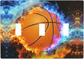 Basketball Light Switch Cover Plates Decorative Triple Toggle Wall Plate, 3 Gang Lightswitch Cover