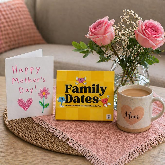 Happy Duo Family Dates 40 Scratch Off Cards – Summer Activities for Kids & Tween – Family Games for All Ages from Kids