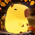 YR YRHH-PET Capybara Cute Night Light, Squishy Capybara Lamp Fun Gift, Rechargeable Dimmable Silicone Touch Nightlight For Kid, College White Elephant Gifts, Capibara Stuff Toy, Baby Nursery LED Décor