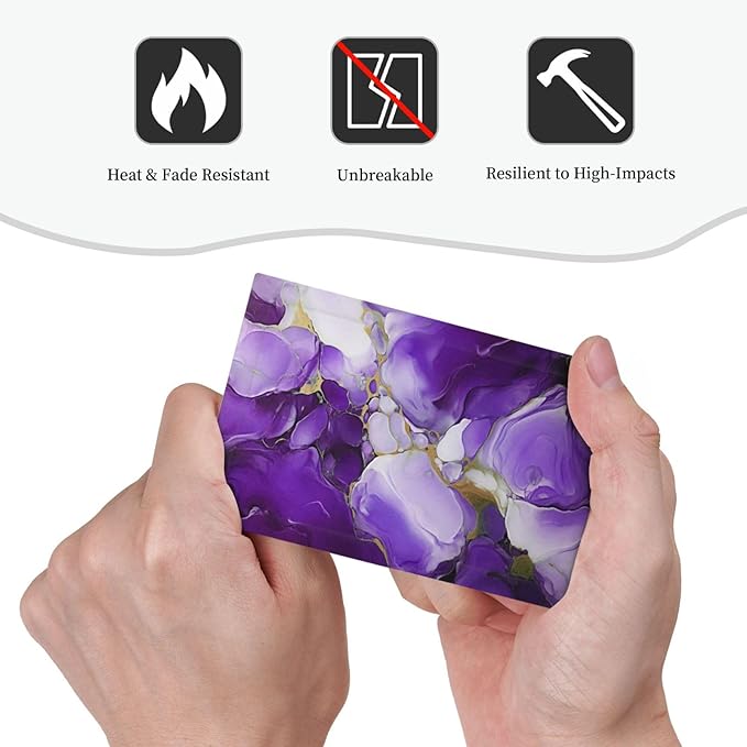 Decorative Light Switch Cover Plate Abstract Luxury Purple Gold Marble Textures 1 Gang No Device Single Blank Outlet Covers Wall Plate Cover Switchplate Electrical Face Plate for Home Decor