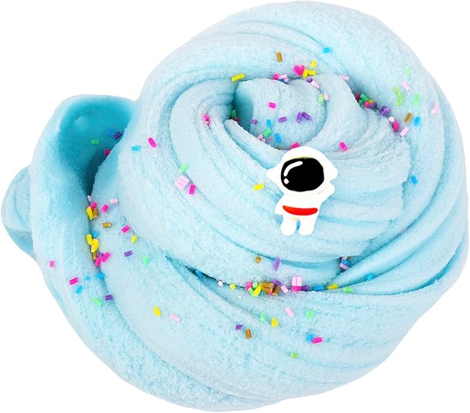 4 Pack Cloud Slime Kit, Soft and Non-Sticky, Girls and Boys DIY Stress Relief Toy, for Kids Party Favor, Birthday Gift