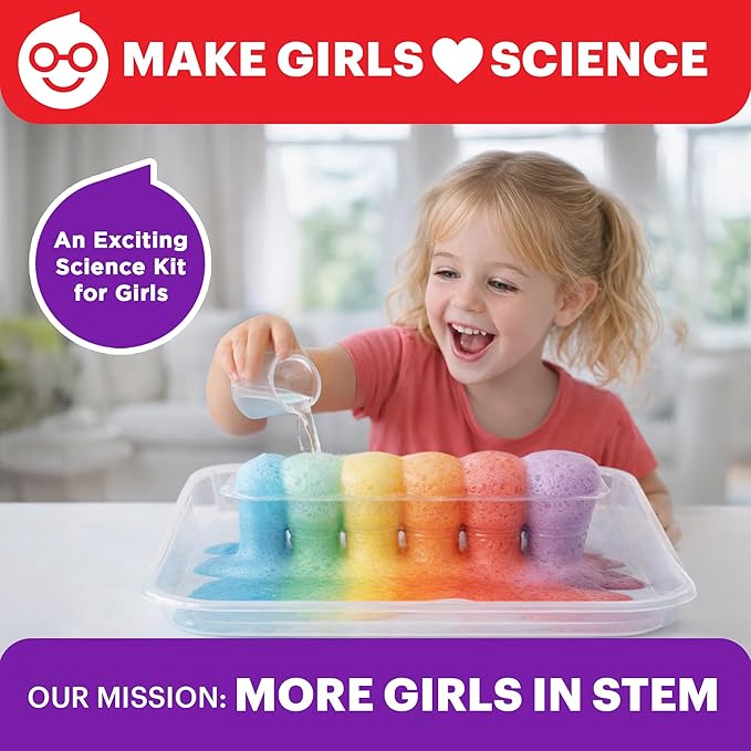 Doctor Jupiter Color Science Kit for Girls Ages 4-5-6-7-8 | Easter, Birthday Gift Ideas for 4+ Year Olds | Toy Stem Kit with 10 Experiments | Preschool Learning & Educational Projects