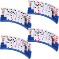 Three-Layer Design Playing Cards Holders，Playing Card Holder for Kids Adults Hands Free Card Holder for Family Card Game Nights Poker Parties