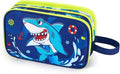 Shark Toiletry Bag - Kids Toiletry Bag for Boys Christmas Birthday Gift Camping Travel Toiletry Case Toiletries Makeup Cosmetic Pouch Pink Water-resistant Wash Bag Dopp Kit with Mesh Pocket