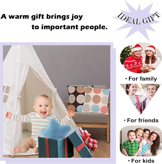 zhidiloveyou Star Pillow Plush Blue, Stuffed Star Shaped Pillow Cute Toy for Kids, 15.7 inch