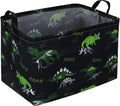 Essme Rectangular Dinosaur Basket,Dinosaur Bins for Boys with Handles for Boys Room Decor,Kids Baskets for Kids,Gift Bin.(dinosaur decor)