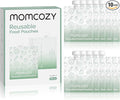 Momcozy Reusable Baby Food Pouches for Toddlers,BPA Free Plastic,Food Safe,Freezer Safe,Refillable for Applesauce Yogurt & Puree Squeeze Pouch,10 packs,7oz