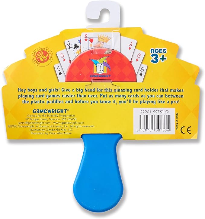 Gamewright - The Original Little Hands Playing Card Holder - Card Game Accessory for Kids - Ages 3 and Up - Perfect for Family Game Night! , 5"