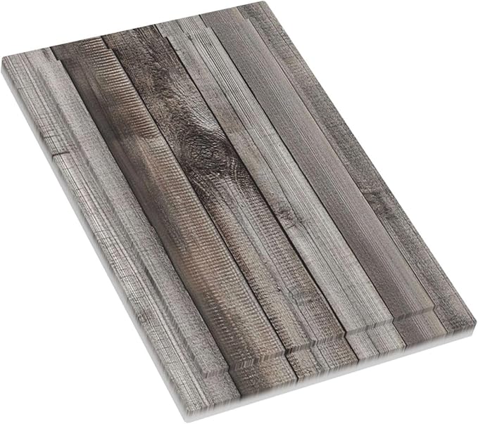 Light Switch Cover Plate Vintage Brown Gray Wood Texture 1 Gang No Device Blank Electrical Wall Plates Faceplate Decorative Switch Plate For Farmhouse Cabin Decor