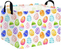 Rectangular Cute Easter basket,Easter basket empty,Storage Basket for baby Bedroom,Toy Gift Organizerm,Kids Storage Bin,Gift baskets,Easters Home Decor(Blue Easters egg)