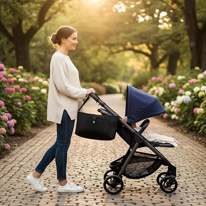 Universal Stroller Organizer with Cup Holders | Compact Storage for Baby, Jogger & Pet Strollers — Popular Style Back in Stock