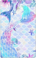 Mermaid Girl Light Switch Cover Plates Decorative Single Blank Wall Plate Electrical Switchpalte Faceplate for Kid Bedroom Home Bathroom Decor 4.5" x 2.76"