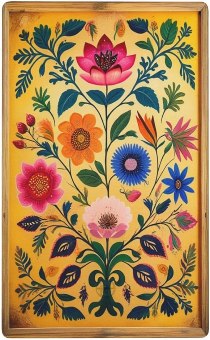 Decorative Art Light Switch Covers ColorFul Blooms 1 Gang No Device Blank Switchplate Electrical Faceplate for Home Decor