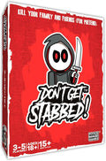 Don't Get Stabbed!: The Party Game Where You Get to Kill Your Family and Friends (for Pretend). Exciting Card Game for Adults and Horror Gift for Scary Movie Fans. Great for Halloween.