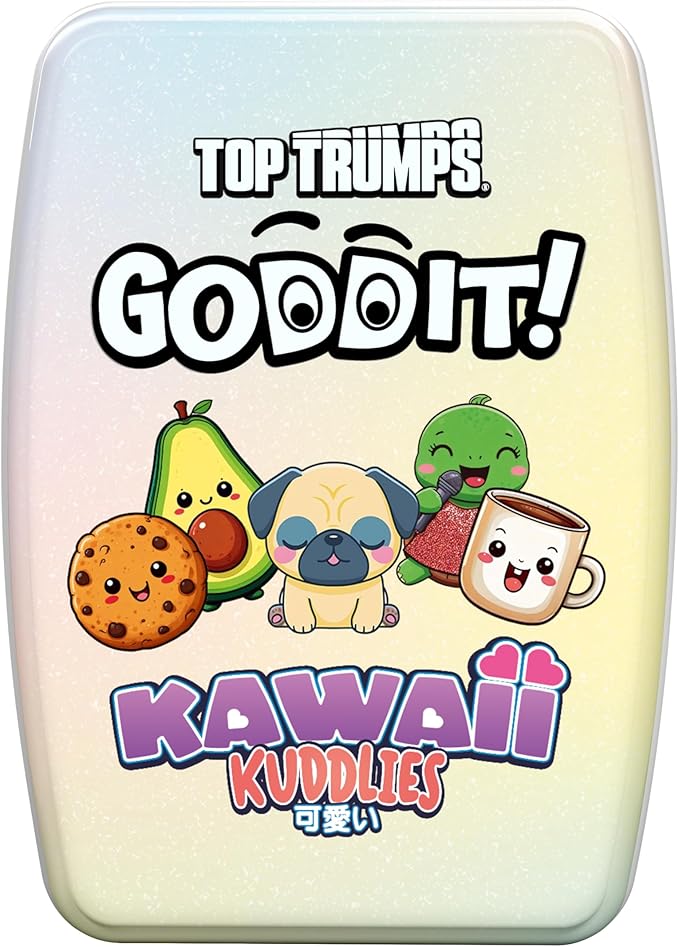 Top Trumps Kawaii Kuddlies Goddit! Card Game for Kids and Adults Family Game Travel Game 1 to 6 Players Makes a Great Gift for Ages 6 Plus