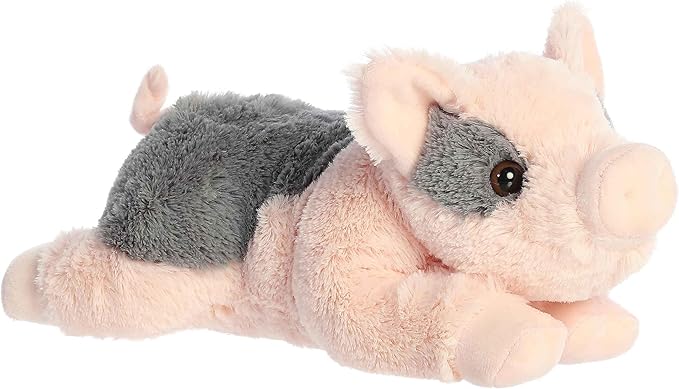 Aurora® Adorable Flopsie™ Tidbit Mini Pig™ Stuffed Animal - Used to Create Imaginative Play Adventures - Perfect for Birthdays, Kids and Adults, All Ages - Pink 12 Inches