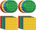 80PCS Building Blocks Themed Birthday Party Decorations Colorful Building Block Tableware Paper Plates Napkins Set for Boys, Kid’s Birthday Party Decorations Serve 20