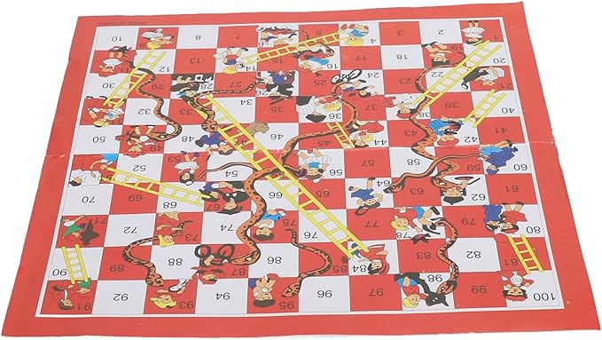 Snake Ladders Chess Challenging Fun Enhance Relationship Board Game Set for Outdoor Travel
