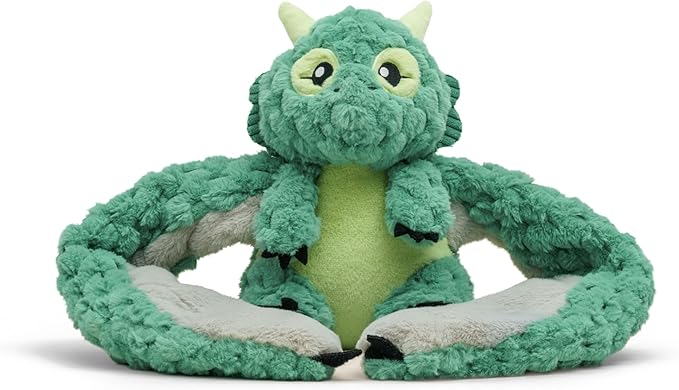 HUGIMALS Hugarounds Zephyr the Dragon 2.5 lb Microwaveable Weighted Plush Neck & Shoulder Wrap | Soothing, Comforting Hugs for Self-Care & Relaxation | Unscented for Ages 2+