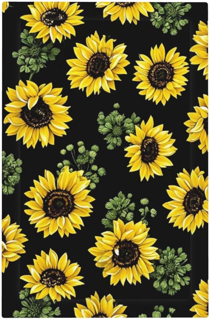 Light Switch Cover Plate Floral Sunflower Plants Flowers 1 Gang No Device Blank Electrical Wall Plates Faceplate Decorative Switch Plate For Bed Room Farmhouse Decor
