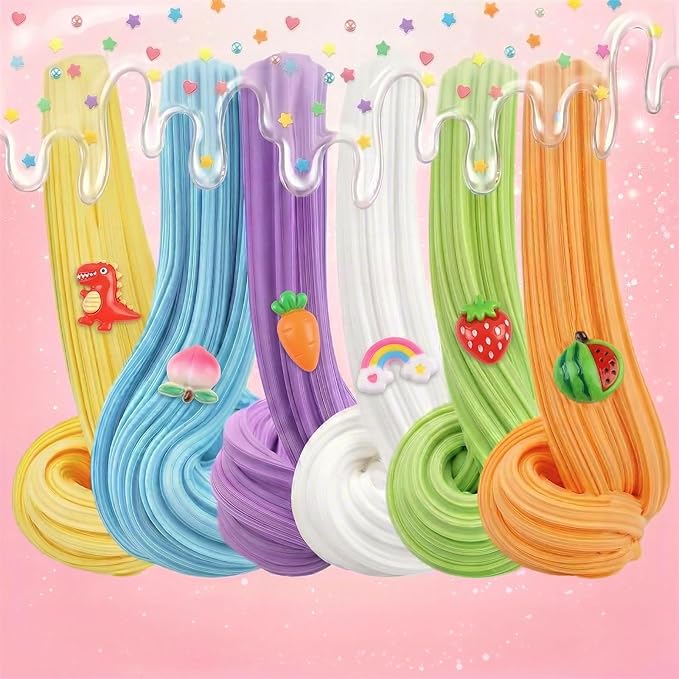 Butter Slime Kit, 14 Pack Mini Scented Slime, Party Favor Supplies, Soft and Stretchy, Party Favors for Girls Boys, Birthday Gifts for Kids, Sludge Toy