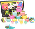 12 Pack Glow in the Dark Slime Kit with Axolotl Charms, Non-Toxic Mess Free Smooth Sludge Toy, Party Favors for Kids, Stress Relief, Slime Bulk for Boys Girl, Easter Stocking Stuffers
