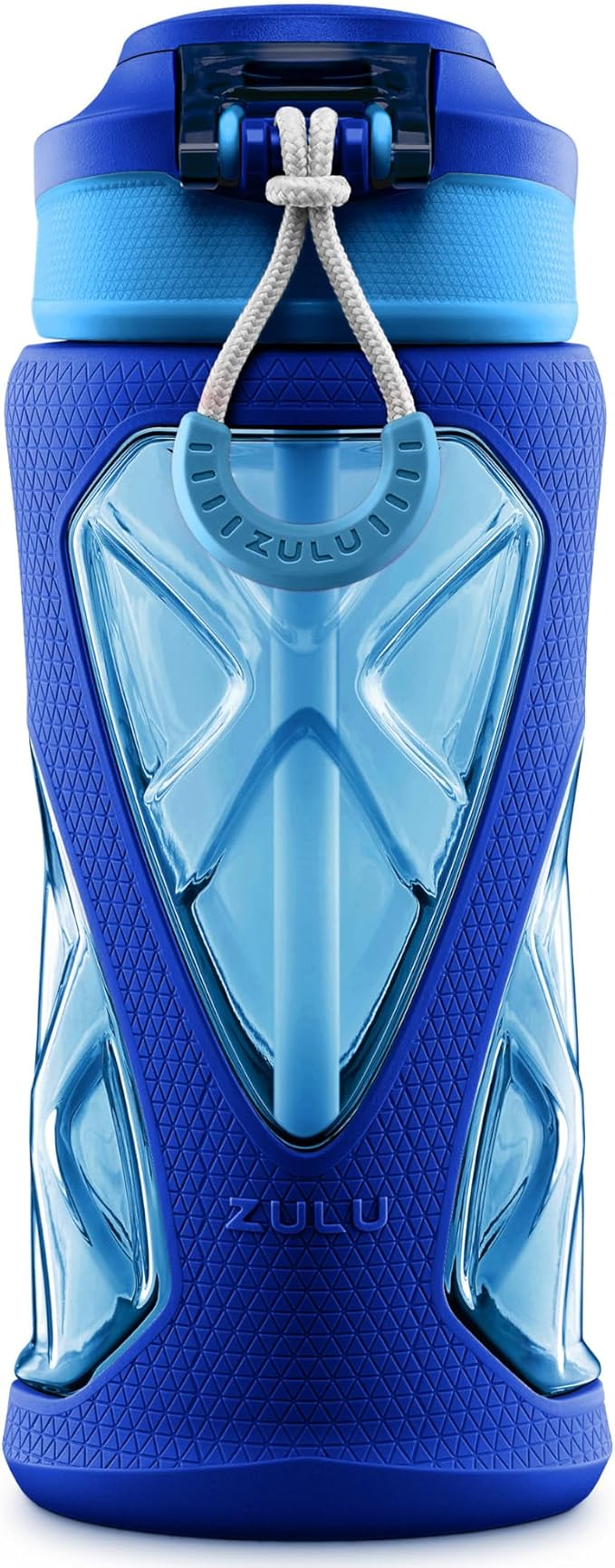ZULU Torque 2 Pack 16oz Plastic Kids Water Bottle