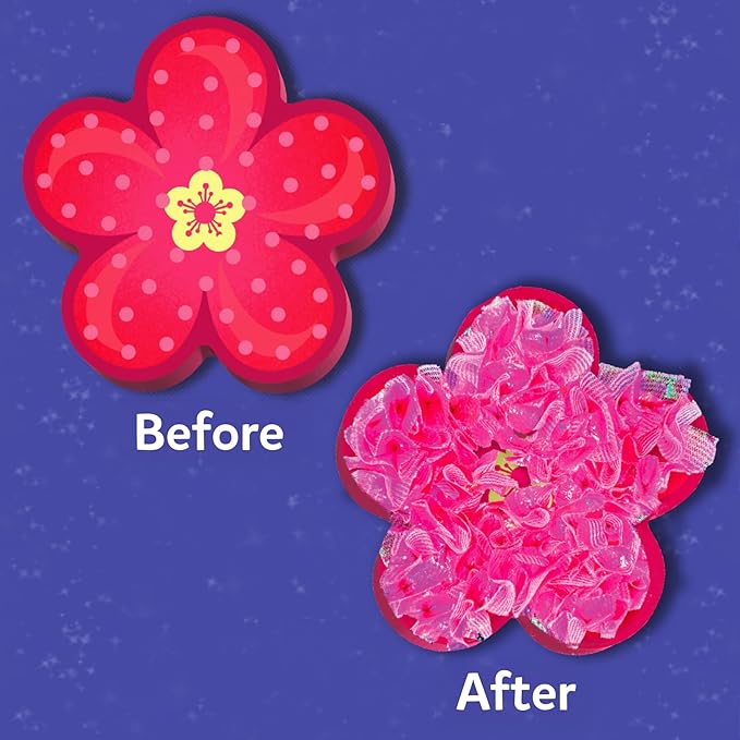Skillmatics Poke-in Art - Flower Bouquet, DIY Wood Craft Kit, Mother’s Day Gift, Mess-Free Creative Play for Girls and Boys Ages 4, 5, 6, 7, 8, 9, Fine Motor Skills, Screen-Free Fun