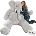 Vermont Teddy Bear Giant Elephant Stuffed Animal | 6 Foot Elephant Plush Toy | Collectible Plushies from Giant Cuddle Collection for Kids and Adults | Crafted in the USA